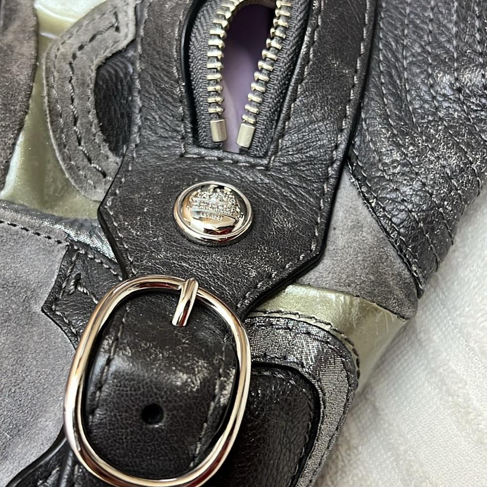 COACH Madison Maggie inlayed patchwork bag - Picture 12 of 13